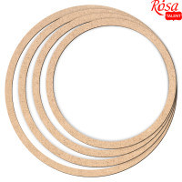 Набор основ для декорирования Ловец снов, МДФ, 5шт (d:13,5см, d:15см, d:16,5см, d:18см, d:20см), ROSA TALENT