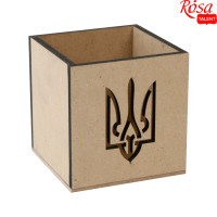 Стакан Тризуб 2, МДФ, 10х10х10 см, ROSA TALENT (240804)