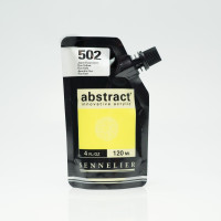 Акриловая краска Sennelier Abstract 120 мл Флуоресцентный жёлтый (Fluo Yellow)