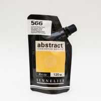 Акриловая краска Sennelier Abstract 120 мл Неаполитанская жёлтая тёмная (dark Naples Yellow)