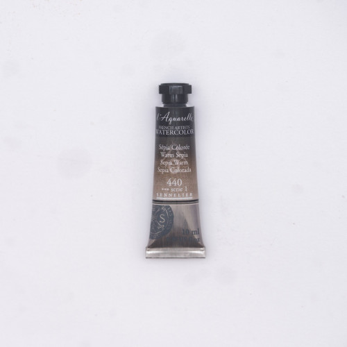 Акварельная краска Sennelier L'Aquarelle, 10 мл, S1 Теплая сепия (Warm Sepia)