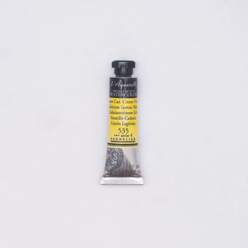 Акварельная краска Sennelier L'Aquarelle, 10 мл, S4 Кадмий лимонный желтый (Cadmium Lemon Yellow)