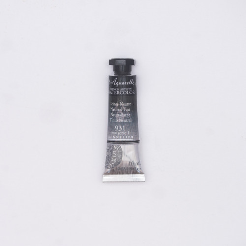 Акварельная краска Sennelier L'Aquarelle, 10 мл, S1 Нейтральная черная (Neutral Tint)