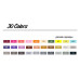 Набір маркерів TOUCHFIVE 30 кольорів, Дизайн одягу
