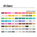 Набор маркеров TOUCHNEW 80 цветов дизайн интерьера