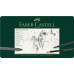 Набір графітний Faber-Castell PITT Graphite set 26 предметів в металевій коробці, 112974