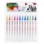 Акварельні маркери STA Aqua natural brush 12 кольорів