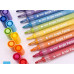 Набор акриловых маркеров STA для рисования на разных поверхностях 12 цветов