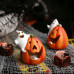 Статуэтка для Хеллоуина Pumpkin and ghost, 8 см, LED Yes Fun