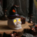 Статуэтка для Хеллоуина Skull in hat, 10 см, LED Yes Fun