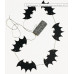 Набор для Хеллоуина Летучие мыши 3D, 24 шт, черные Yes Fun