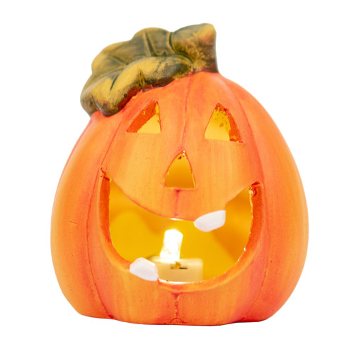 Статуэтка для Хеллоуина Pumpkin, 8 см, LED Yes Fun