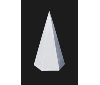 Гипсовая модель Пирамида геометрическая фигура 20,5х12,5 см