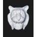 Гипсовая модель Голова тигра Н27х23,5х21,5 см