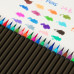 Набор акварельных маркеров  Worison  48 цветов + кисточка