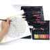 Набір професійних кольорових олівців 72 кольори LOKSS