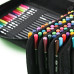 Набір кольорових олівців KALOUR 180 кольорів з грифелем на олійній основі