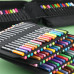 Набір кольорових олівців KALOUR 180 кольорів з грифелем на олійній основі