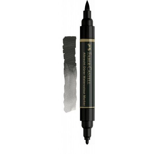 Акварельний двухсторонній маркер Albrecht Дюрера Faber-Castell колір чорний 160499