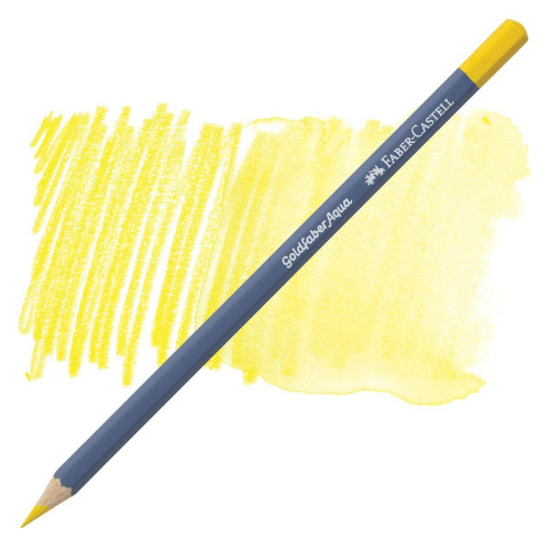 Олівець акварельний Faber-Castell Goldfaber Aqua колір кадмиевая жовтизна №107 (cadmium yellow), 114607