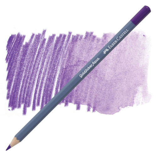 Олівець акварельний Faber-Castell Goldfaber Aqua колір пурпурно-фіолетовий №136 (Purple Violet), 114635