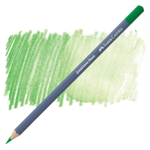 Олівець акварельний Faber-Castell Goldfaber Aqua колір трав'яна зелень №166 (Grass Green), 114666