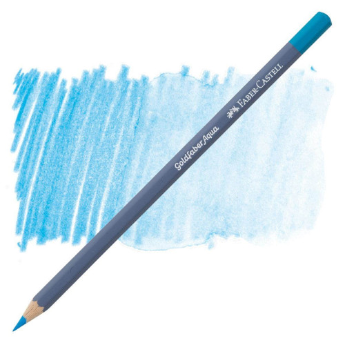 Карандаш акварельный Faber-Castell Goldfaber Aqua цвет светло-синий / голубой № 147 (Light Blue) 114647