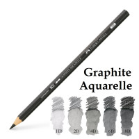 Акварельный чернографитный карандаш Faber-Castell Graphite Aquarelle HB, 117800