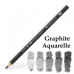 Акварельний олівець чорнографітний Faber-Castell Graphite Aquarelle 2B , 117802