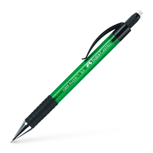 Олівець механічний 0,5 мм 137563 Faber-Castell Grip Matic зелений корпус