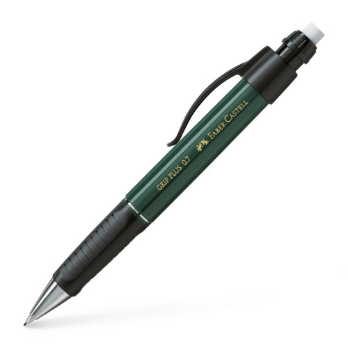 Олівець механічний 0,7 мм 130700 Faber-Castell Grip Plus корпус зелений