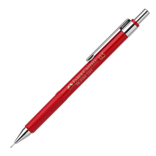 Олівець механічний 0,5 мм 231521 Faber-Castell TK-FINE 2315 корпус червоний