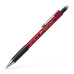 Олівець механічний 0,7 мм 134721 Faber-Castell GRIP 1347 корпус червоний металік