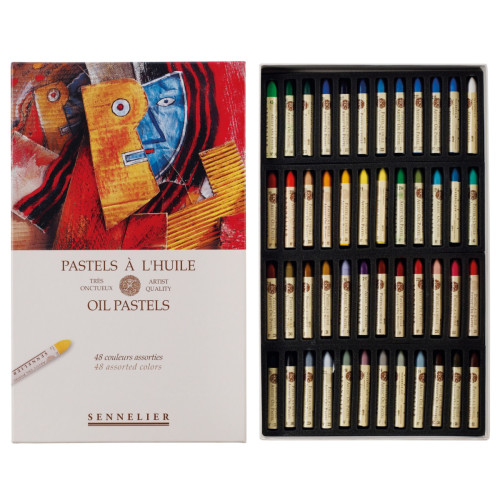 Пастель масляна Sennelier (Universal), 48 кольорів, картон