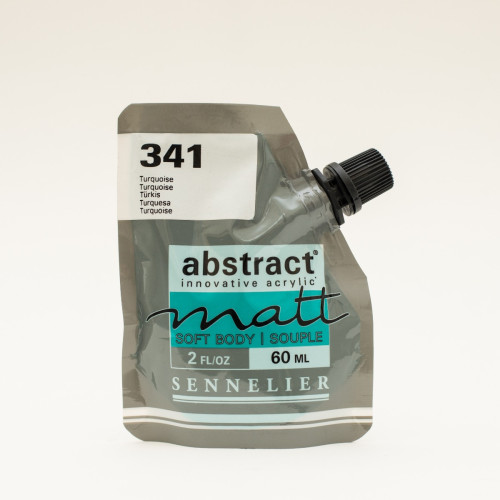 Акриловая краска Sennelier Abstract, 60 мл, матовая, Бирюзовая (Turquoise)