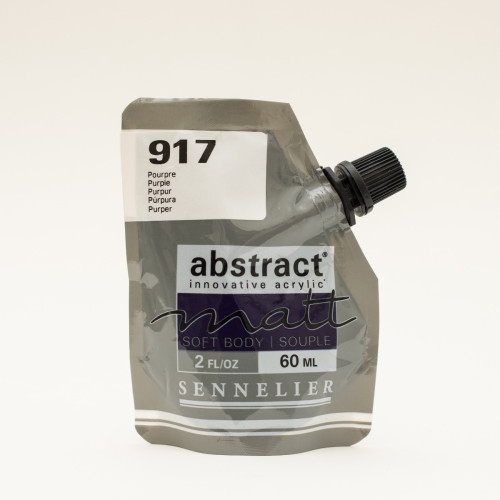 Акриловая краска Sennelier Abstract, 60 мл, матовая, Пурпурный (Purple)