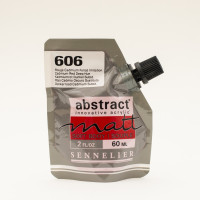 Акриловая краска Sennelier Abstract, 60 мл, матовая, Кадмий красный темный