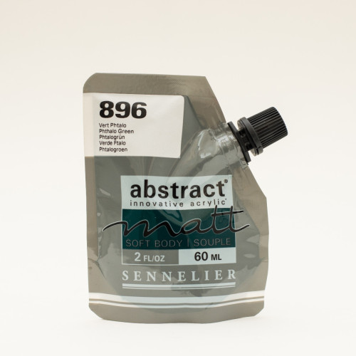 Акриловая краска Sennelier Abstract, 60 мл, матовая, Зелёная ФЦ (Phthalo Green)