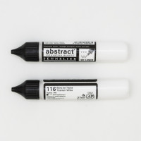 Линер акриловый Abstract Sennelier, 3D, 27 мл, Белила титановые (Titanium White)