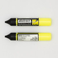 Линер акриловый Abstract Sennelier, 3D, 27 мл, Флуоресцентная жёлтая (Fluo Yellow)
