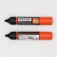 Лінер акриловий Abstract Sennelier, 3D, 27 мл, Кадмій Червоно-жовтогарячий (Cadmium Red Orange Hue)