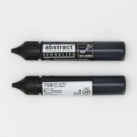 Линер акриловый Abstract Sennelier, 3D, 27 мл, Марс черный (Mars Black)