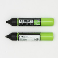 Линер акриловый Abstract Sennelier, 3D, 27 мл, Жёлто-зелёный яркий (Bright Yellow Green)