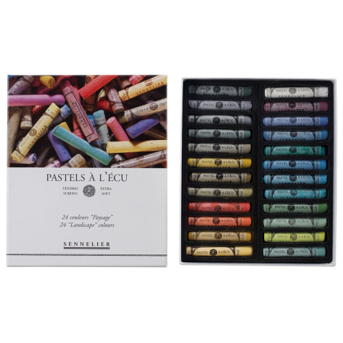 Пастель суха, серія Пейзаж Sennelier, 24 кольори, картон (N132241)