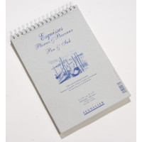 Блокнот на спирали для эскизов ручкой и чернилами Sennelier, 100 листов, 100 г/м (29,7х42 см) (N136152)