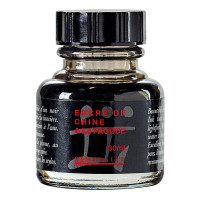 Індійська туш для каліграфії Sennelier A la Pagode, чорний, 30 ml