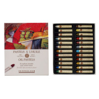 Пастель масляна Sennelier (Still Life), 24 кольори, картон