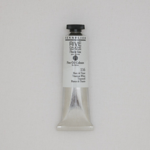 Масляная краска  Rive gauche 40ml - Titanium White титановый белый