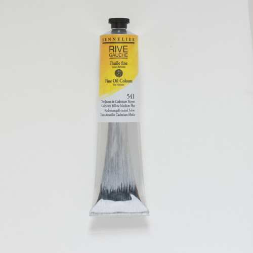Масляная краска  Rive gauche 200ml - Cadmium Yellow Medium Hue Кадмий желтый средний оттенок