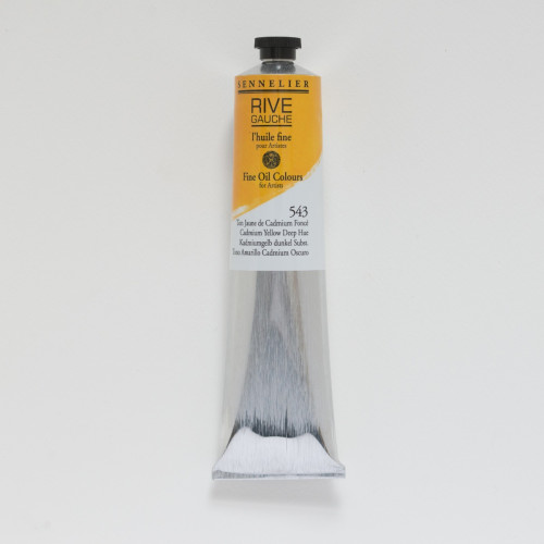 Масляная краска  Rive gauche 200ml - Cadmium Yellow Deep Hue Кадмий желтый глубокий оттенок